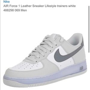 Nike Air Force 1 gray and white